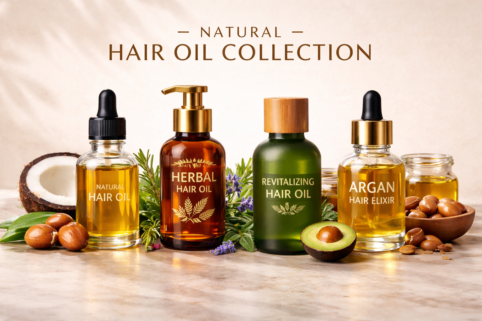 -NATURAL- HAIR OIL COLLECTION